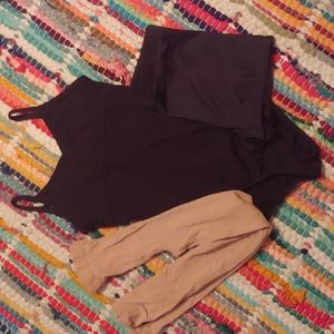 Girls Dance Leo, Tights, and Shorts